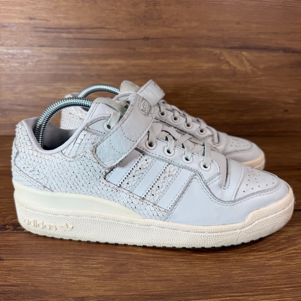Adidas Forum Low‎ 84 “Snakeskin” Leather Sneakers Women’s Size 8 Shoes